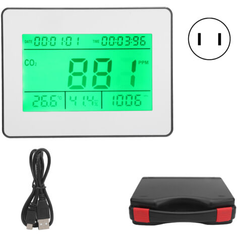 TL-2000A Luftqualitätsmonitor mit CO2-, Temperatur- und Feuchtigkeitssensor (1/5)