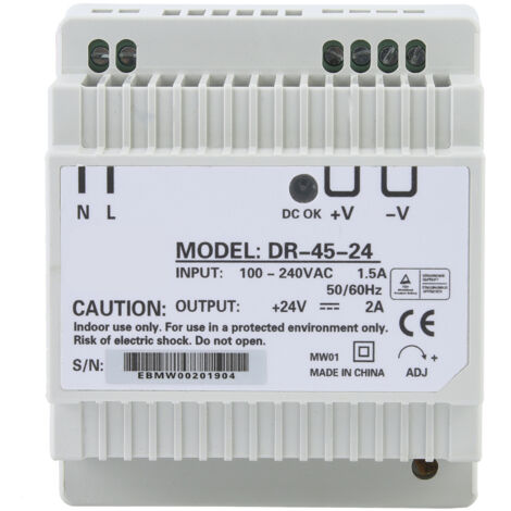 45W 24V DIN-Schienen-Netzteil - AC/DC-Wandler (1/5)