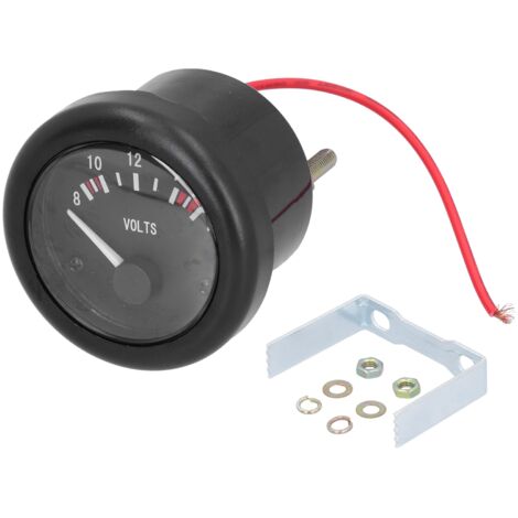 12V 52mm Marine-Spannungsanzeige mit Kontrollleuchte - Universell für Boot, Auto, Wohnmobil (1/5)