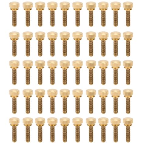 Rändelmuttern mit Flügeln – 50 Stück – M5 x 20 mm – Rutschfestes Messing für industrielle Anwendungen (1/5)