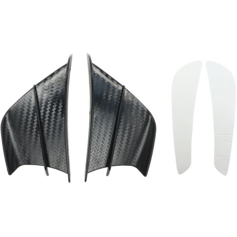 Aerodynamische Motorrad-Winglets im Carbonfaser-Stil - Paar kompatibel mit NINJA 400, NINJA 250, Z900, Z1000