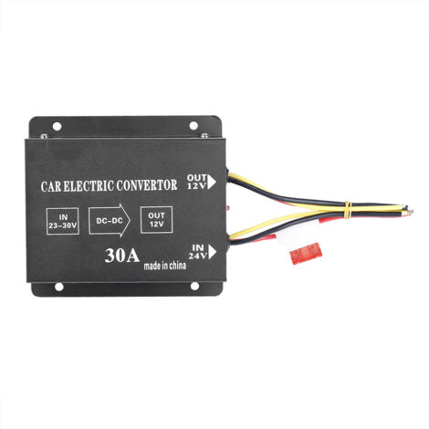 24V auf 12V 360W 30A Spannungswandler für Pkw und Lkw