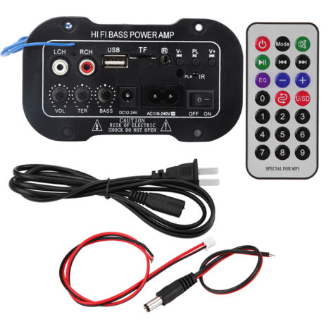 5-Zoll-Bluetooth-Auto-Audioverstärker – Hohe Leistung, Hi-Fi-Bassklang