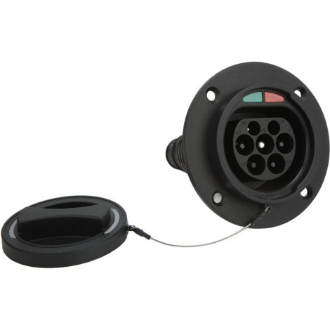 Dreiphasige 480-V-Ladebuchse für Elektrofahrzeuge, 16 A/32 A, CE-, TÜV- und IEC-62196-2-konform, Universaltyp 2 (1/5)