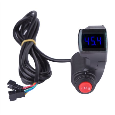 Fahrradvoltmeter mit LCD-Digitalanzeige und 3-Gang-Schalter (1/5)