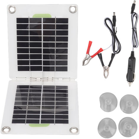 Faltbares 10-W-Solarpanel, tragbares Ladegerät für Auto, Wohnmobil und Camping (1/5)