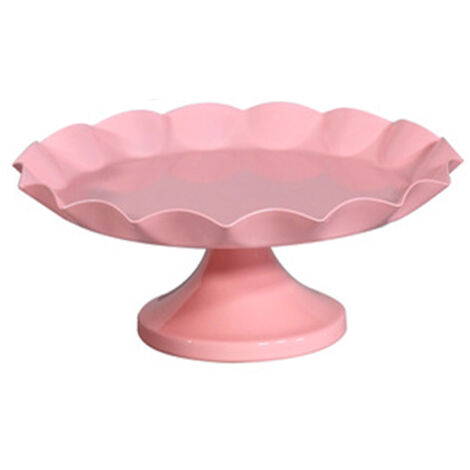 Rosa Tortenständer, eleganter Ständer für Cupcakes, Desserts und Obst, minimalistisches und stabiles Design. (1/5)