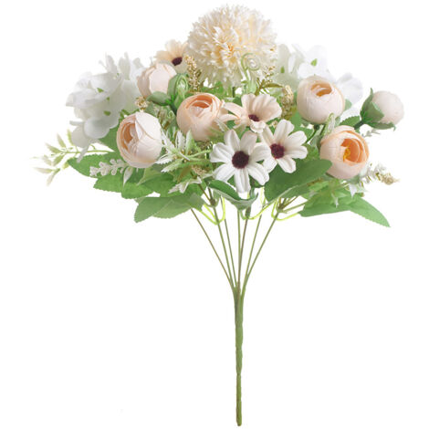 Realistische künstliche Seidenblume für Hochzeitsdekoration, Champagner-Stil