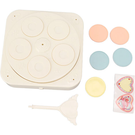 8-Zoll-Drehteller für Cupcakes, Kuchen, Geburtstage und Hochzeiten mit Musik und 5 Tabletts (1/5)
