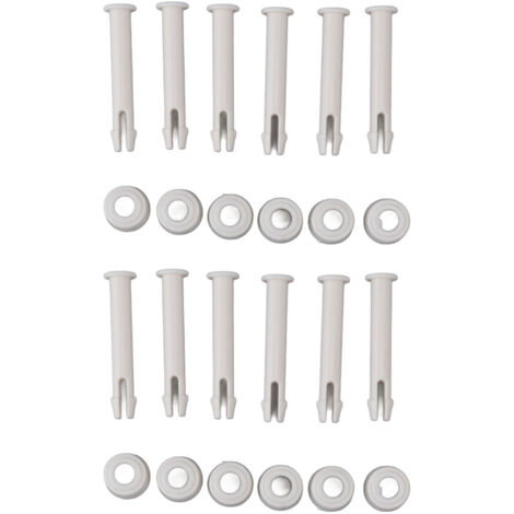 12-teiliges Pool-Set – PVC-Halterungen, Dichtungen, Nägel und Schrauben für INTEX-Fittings 28270/28272 – 5,5 cm (1/5)