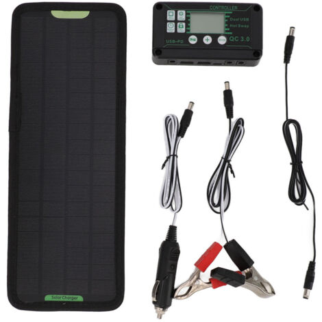 Wasserdichter 12V 10W MPPT-Solarladeregler, Batterieregler für 12V-Solarmodule mit Energieverlustvermeidung (1/5)