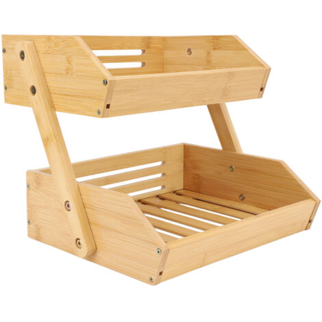 Produktbild von Holz Wandhalter Für Sprühflaschen – 41,9 X 25,4 Cm, 3 Etagen Für 9 Dosen, Aus MDF, Platzsparend, Für Werkstatt, Garage Und Anhänger