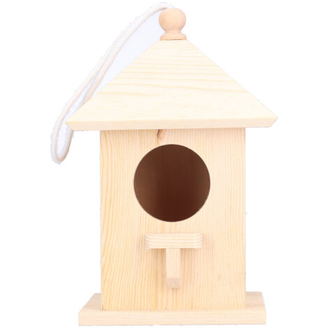 Vogelhaus aus Holz – Gartenaccessoire für Haustiere (1/5)