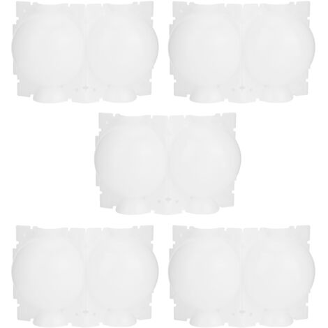 5-teiliges wiederverwendbares Anzuchtset, weißes Gartenaccessoire (1/5)