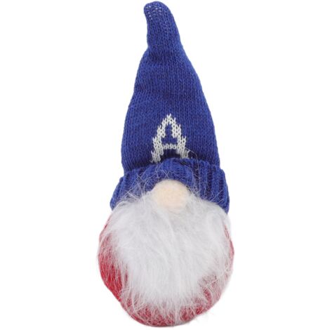 Gesichtslose, gestrickte Alphabetpuppe für die Feier zum 4. Juli, patriotische Wichteldekoration, Ornamente zum Unabhängigkeitstag, Partyzubehör und Geschenk. (1/5)