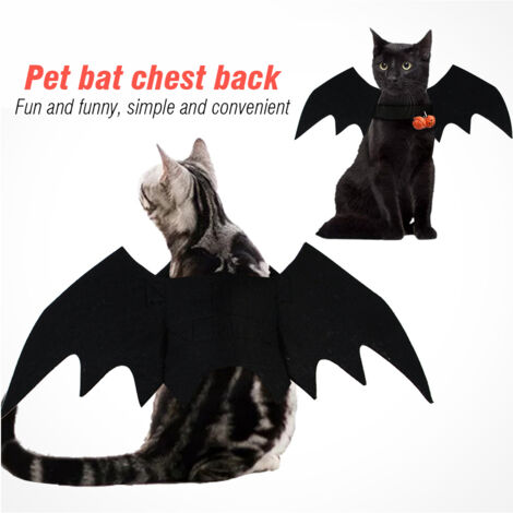 Leichtes Fledermaus-Hundekostüm aus Filz für die Halloween-Party