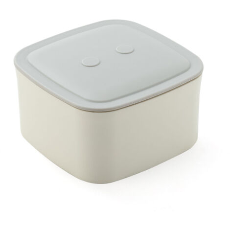 Skandinavische Nähaufbewahrungsbox in Weiß und Grau - Multifunktionale magnetische Bastelbox aus Polyester (1/5)