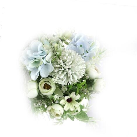 Künstliche Seidenblumenkugel – realistische und langlebige Details – Blumenstrauß für Dekoration und Fotografie (1/5)
