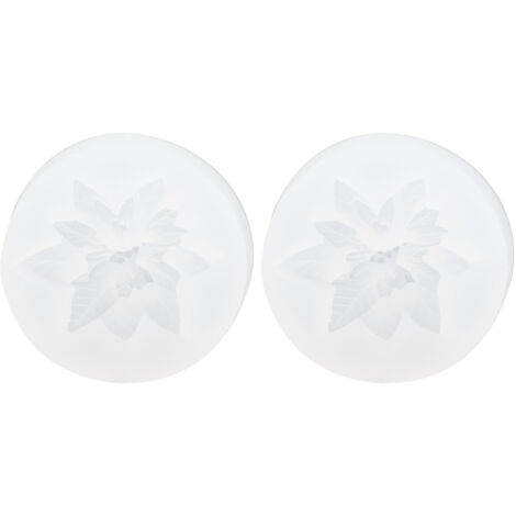 2er-Set Silikonformen in Blumenform für Aromatherapie-Kerzen, Gips, Schokolade und DIY-Seife (1/5)