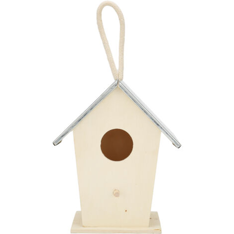 Vogelhaus aus Holz – Hängender Nistkäfig für den Garten (1/5)