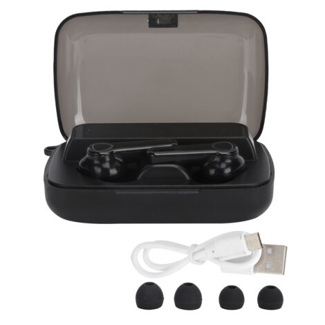 M19 TWS 5.1 Bluetooth-Kopfhörer mit LED-Bildschirm, Digitalanzeige, Touch-Steuerung und Taschenlampenfunktion (1/5)