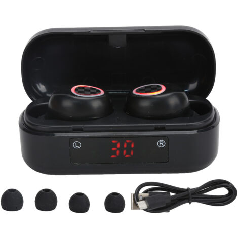Bluetooth 5.0 V7 Kabellose Kopfhörer, 8D HiFi Stereo-Ohrhörer mit Ladecase (1/5)