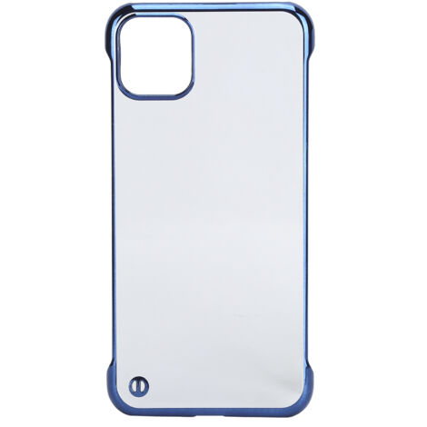 Transparente iPhone 11 Pro Max Hülle mit hartem Metallrand aus Polycarbonat (1/5)