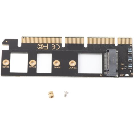 PCIe NVMe M.2 Erweiterungskarte, M.2 zu PCI-E 3.0 x4 x8 x16 SSD-Adapter für NVMe-Laufwerke, M.2 M-Key Erweiterungskarte (1/5)
