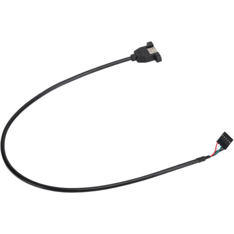 USB 2.0-Buchse auf 5-Pin-Mainboard-Verlängerungskabel, HiFi-Übertragung, 0,3 Meter (1/5)