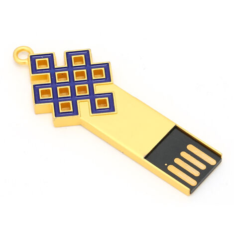 16 GB wasserdichter USB-Stick aus Metall – Tragbarer Speicher für die Datenübertragung (1/5)