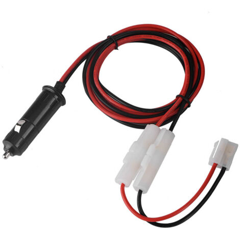 T-förmiges Zigarettenanzünder-Stromkabel, kompatibel mit den Mobilfunkgeräten YAESU FT-7900/7800/8800/8900/1907.