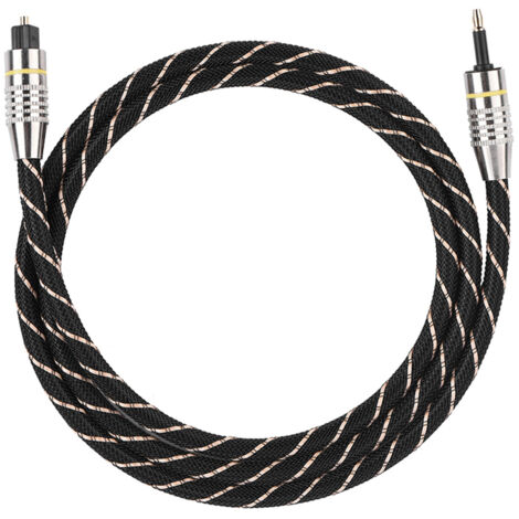 m langes, vergoldetes Toslink-Optik-Audiokabel auf 3,5-mm-Miniklinkenstecker für SPDIF-Anschluss