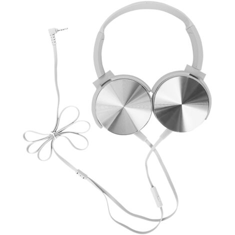 Sony MDR-XB450AP Extra Bass Kopfhörer mit leichtem, verstellbarem Kopfbügel (Weiß) – Kraftvoller Klang und optimaler Tragekomfort (1/5)