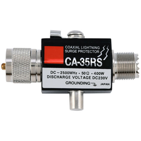 Koaxial-Überspannungsschutzgerät CA-35RS mit UHF-Stecker (männlich/weiblich) zum Blitzschutz