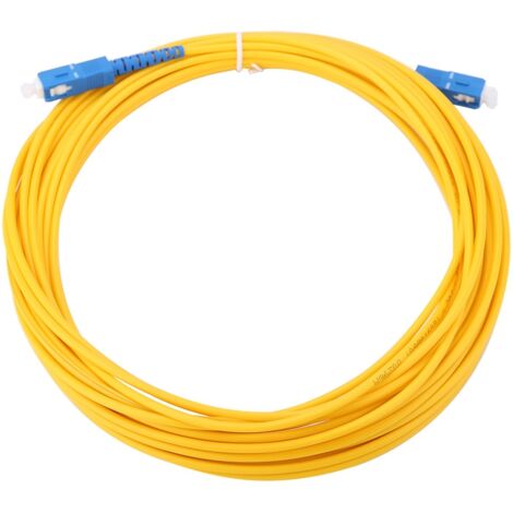10 m Duplex-Glasfaser-Patchkabel, Singlemode, SC/SC-Stecker