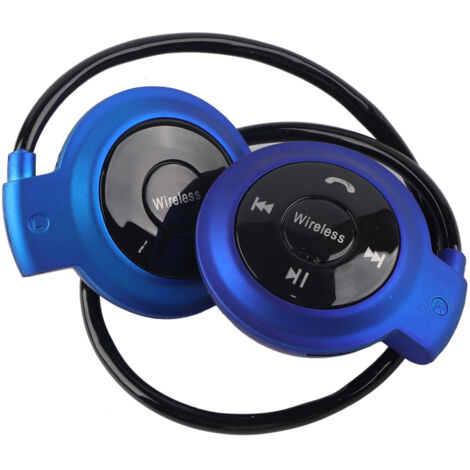 Bluetooth-Sportkopfhörer mit Geräuschunterdrückung und Mikrofon für iOS und Android, Blau (1/5)