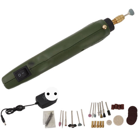Mini-Akku-Rotationswerkzeug-Set mit 35 Zubehörteilen zum Schleifen, Polieren, Bohren, Gravieren, Heimwerken und Basteln – 100–240 V EU-Stecker (1/5)