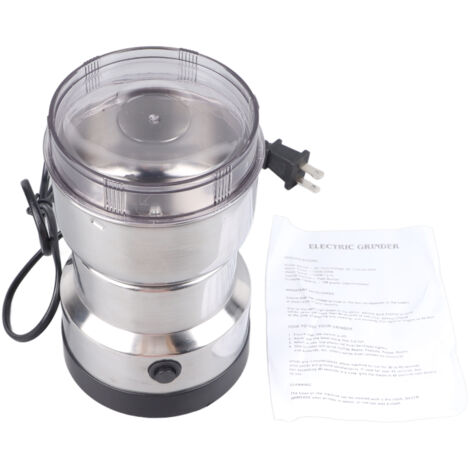 Tragbare elektrische Kaffeemühle (110 V), multifunktionale Bohnenmühle für Zuhause – schnelles Mahlen von Kaffee, Gewürzen und Nüssen (1/5)