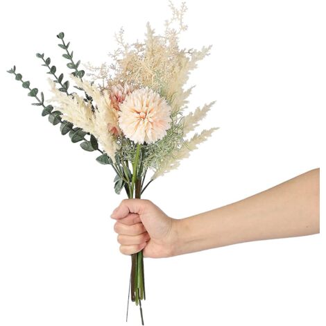Künstliche Blumensträuße, Brautsträuße, künstliche Blumenarrangements, künstliche Eukalyptusblüten, Löwenzahn, Tischdekorationen, Familienfeiern (1/5)