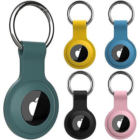 5-teiliges Etui für Apple Airtag 2021, Airtag-Schlüsselanhänger – stoß- und kratzfest für Haustiere, Geldbörsen und Gepäck, kompatibel mit dem neuen (1/5)