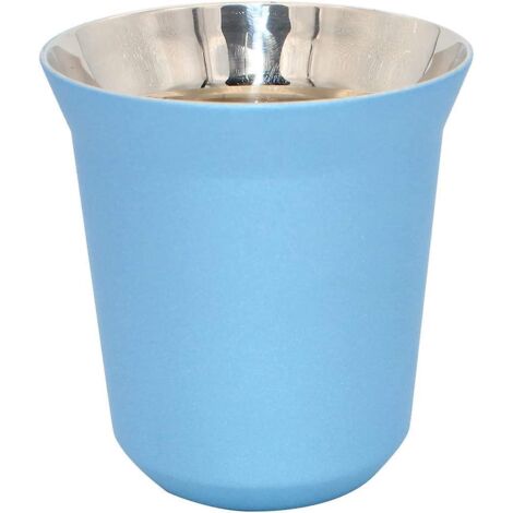 Isolierbecher aus Edelstahl, kleine Espressotasse, doppelwandig, wärmeisoliert, 160 ml Kapselkaffeetasse (1/4)