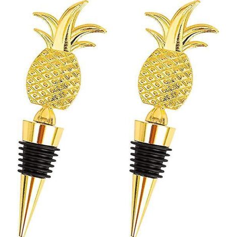 Ananas-Rotweinverschlüsse, wiederverwendbare Flaschenverschlüsse, Metall-Weinverschlüsse zum Schutz von Schaumweinen, Versiegelungen (1/5)