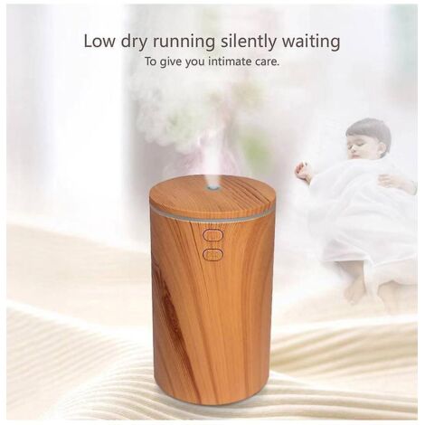 USB-Diffusor für ätherische Öle, Ultraschall-Luftbefeuchter, Duftdiffusor mit einstellbarem Nebelmodus, automatische Abschaltung bei Wassermangel, Diffusor (1/3)