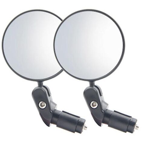 2 Stück Fahrradspiegel, konvexer Lenkerspiegel, 360° verstellbar, hochauflösender Rückspiegel für Rennrad, Mountainbike, Motorrad und Fahrrad (1/5)