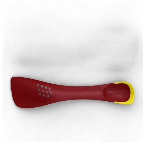 Red Tool 5-in-1 Küchenhelfer-Set: Schaumlöffel + Palettenmesser + Löffel + Pfannenwender, Grau, 6,8 x 30,3 x 2,2 cm (1/5)