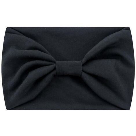 Breites, schwarzes, elastisches und weiches Haarband für Damen, Yoga-Stirnband, Haarband für Damen (1/5)