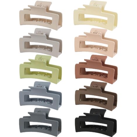 Set mit zehn 8,5 cm langen Haarspangen, dicke Haarspangen für Damen, dünne und lange Haarspangen. (1/5)