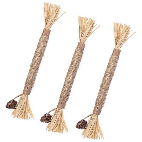 Katzenminze-Sticks, Kaustäbchen, Katzenminze-Sticks zum Zähneknirschen, Katzenspielzeug, Katzengras-Sticks, Kauspielzeug für die Backenzähne (1/5)