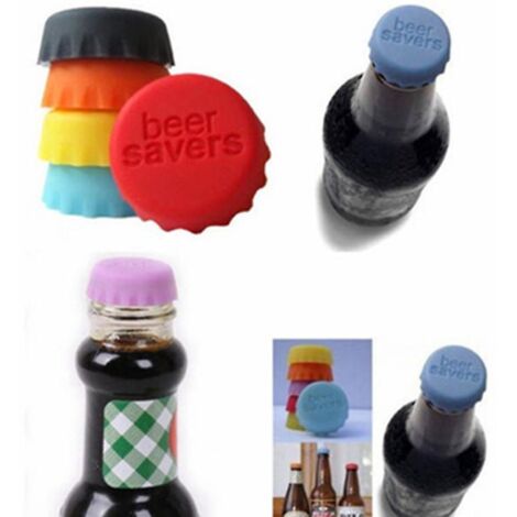 Weinflaschenverschlüsse, 12 Stück runde Flaschenverschlüsse, wiederverwendbare Verschlüsse für Champagnerflaschen, Bierflaschen, Weinflaschenverschlüsse (1/5)