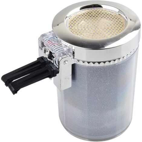 Auto-Aschenbecher, tragbarer, rauchfreier Auto-Aschenbecher mit Becherhalter und LED-Anzeige (1/5)